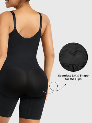 Zip-Up Sculpting Shapewear Bodysuit