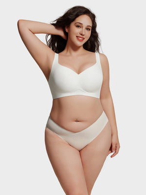 Plus Size Seamless Wireless Full Coverage Bra for Women