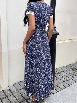 Women’s Vintage Floral Maxi Dress