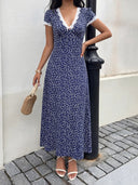 Women’s Vintage Floral Maxi Dress