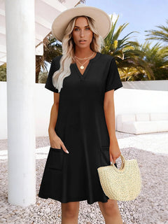 V-Neck Summer Vacation Dress