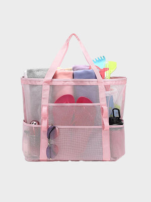 Mesh Beach Bag - Large Beach Tote Bag