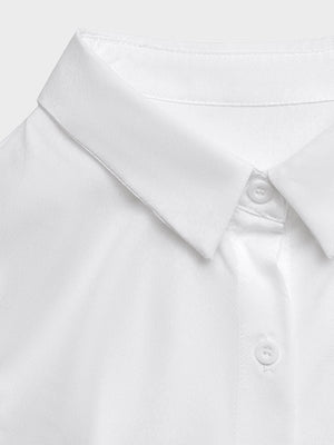 Women's Sleeveless Button Down Shirt Dress