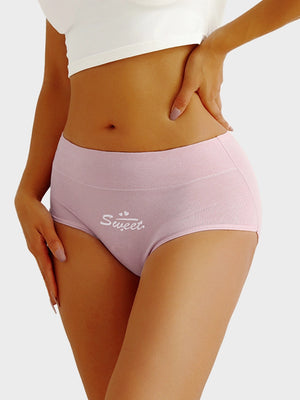 6 Pack Women’s High Waisted Cotton Seamless Briefs
