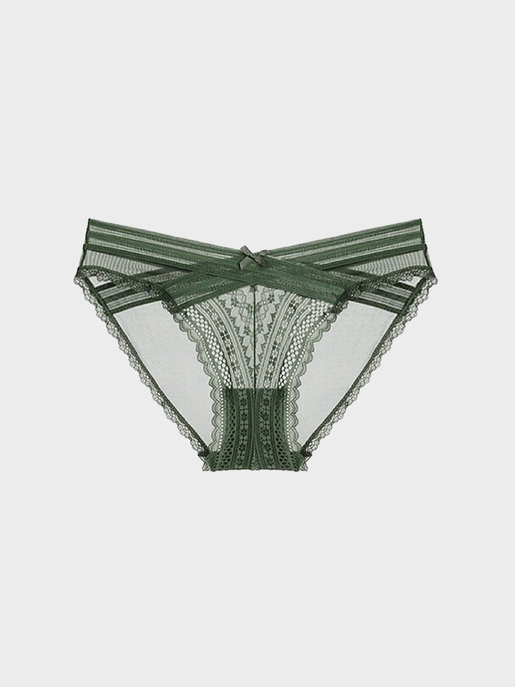 Womens Lace Cheeky Soft Hipster Low Rise Breathable Undies Panties