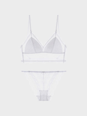 Womens Lace Bralette Sexy Wireless Bralettes Bra Set