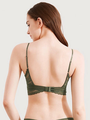 Women’s Lace Bralette Soft Wireless Bra