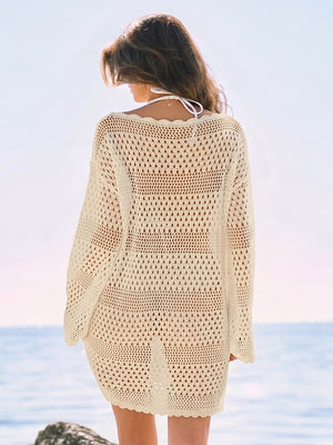Women's Crocheted Cover-Up Dress