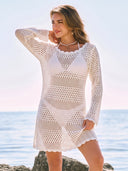 Women's Crocheted Cover-Up Dress