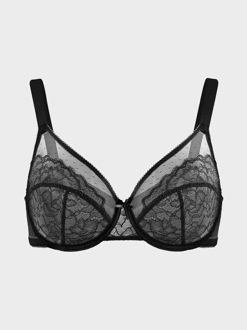 Full Coverage Lace Minimizer Bra – Lift, Shape & Smooth Instantly