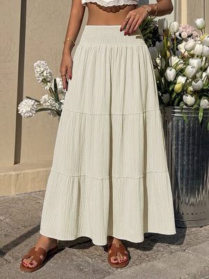 Women's Flowy Maxi High Waisted Casual Long Skirts
