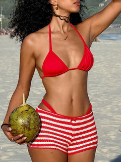Women's 3 Piece Summer Beach Bikini Set