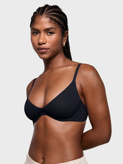 Women's Inbarely Plus Plunge Bra - Unlined Underwire Sexy Demi Balconette Bras