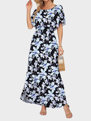 Women's Plus Size Off-Shoulder Maxi Dress