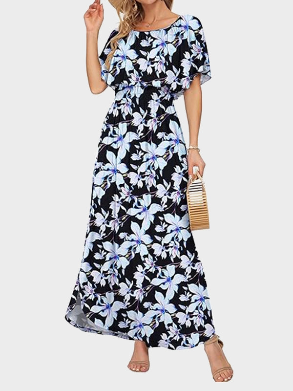 Women's Plus Size Off-Shoulder Maxi Dress