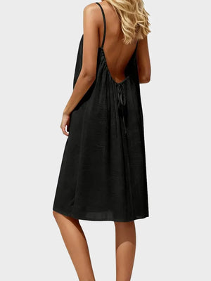 Women's Solid Color Cami Lounge Dress