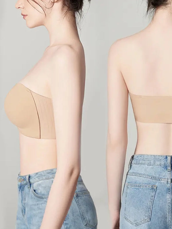 Women's Strapless Front Closure Push-Up Bra