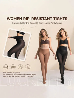 Women's Rip-resistant Strong Tights High Waist Silk Comfort Stockings