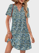 V-Neck Summer Vacation Dress