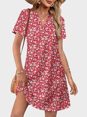 V-Neck Summer Vacation Dress
