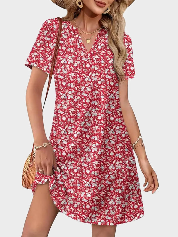 V-Neck Summer Vacation Dress