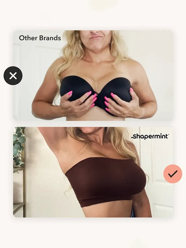 Seamless Convertible Strapless Bandeau Bra