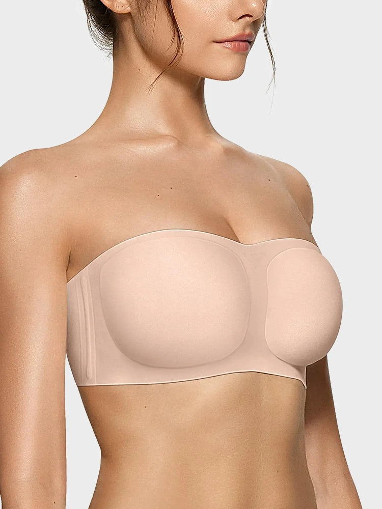 Strapless Jelly Push-Up Bra for Women