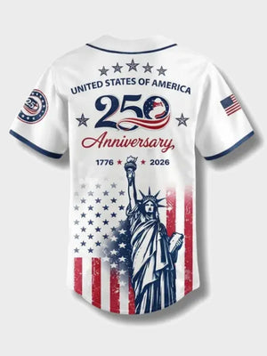 USA 250th Anniversary Baseball Jersey