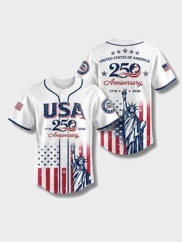 USA 250th Anniversary Baseball Jersey