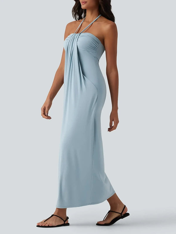 Tie-Back Summer Maxi Dress