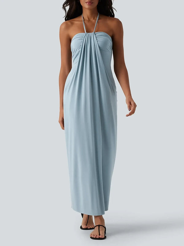 Tie-Back Summer Maxi Dress