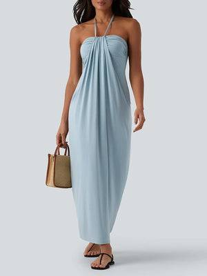 Tie-Back Summer Maxi Dress