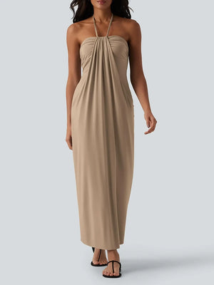 Tie-Back Summer Maxi Dress
