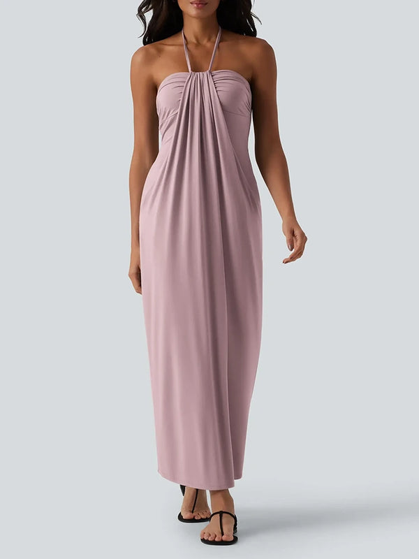 Tie-Back Summer Maxi Dress