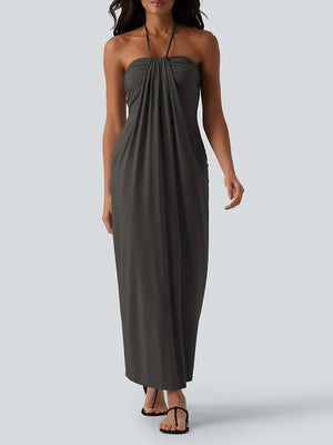 Tie-Back Summer Maxi Dress