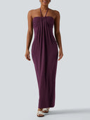 Tie-Back Summer Maxi Dress
