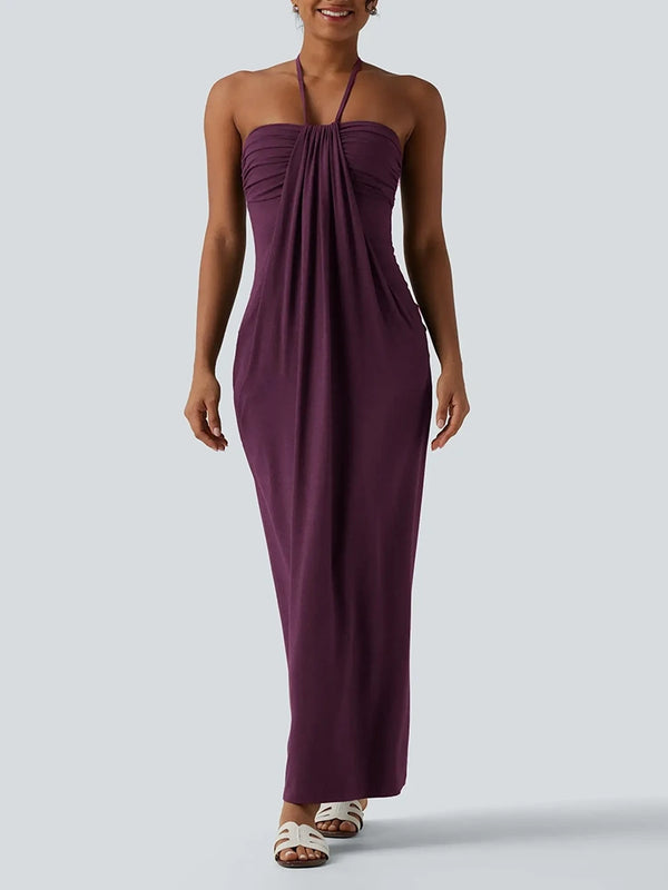 Tie-Back Summer Maxi Dress