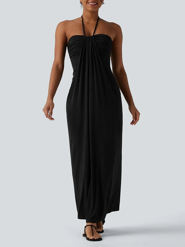 Tie-Back Summer Maxi Dress