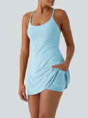 Plush Backless Active Dress