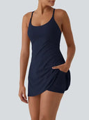 Plush Backless Active Dress