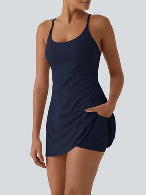 Plush Backless Active Dress