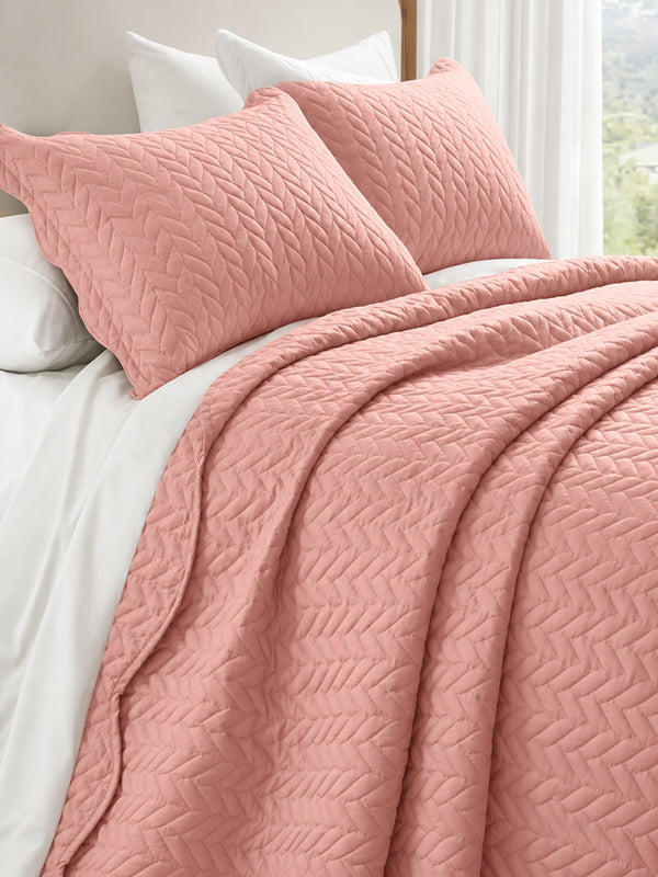 Lightweight Quilted Coverlet Bedspread Set