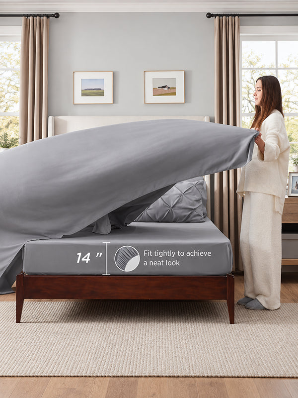 3-Piece Pinch Pleat Bedding Set – Cloud-Like Softness, Breathable Comfort & a Cozy, Inviting Bedroom