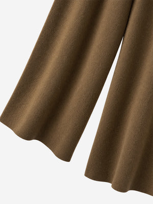 100% Wool Wide-Leg Pants – Soft, Draped & Effortlessly Elegant