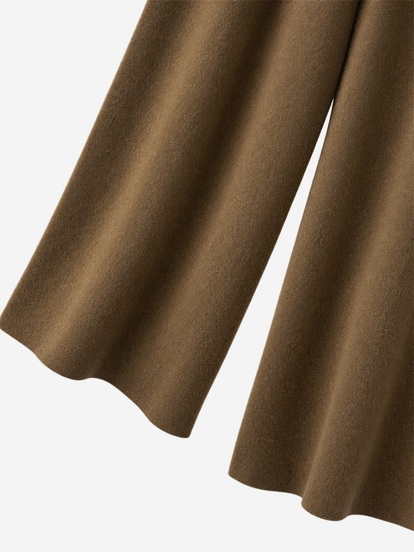 100% Wool Wide-Leg Pants – Soft, Draped & Effortlessly Elegant