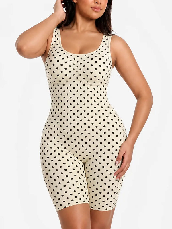 Back Pull Down Easy Bathroom Shaping Bodysuit | Tummy & Butt Contour Shapewear