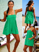 Square Casual Cami Off Shoulder Loose Sports Jumpsuit