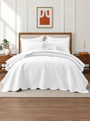 Lightweight Quilted Coverlet Bedspread Set