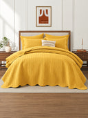 Lightweight Quilted Coverlet Bedspread Set