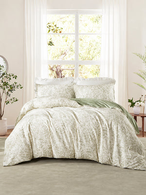 3-Piece Soft Cotton Duvet Cover Set